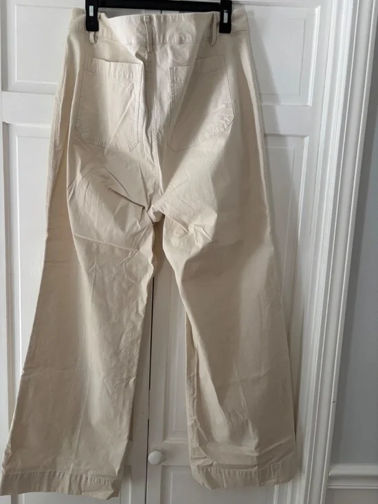 J Crew Lizzie Pants NWT 34 Color Natural - Picture 2 of 4